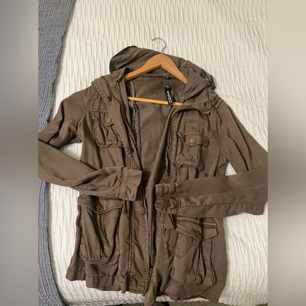 Design Lab Army/ Military/ utility Style Jacket